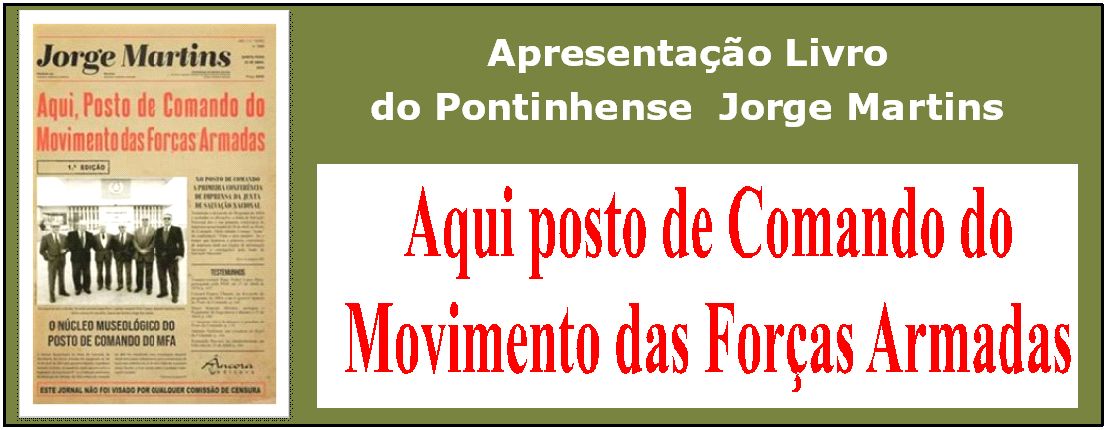 Livro do Pontinhense Jorge Martins apresentado no Museu do Aljube