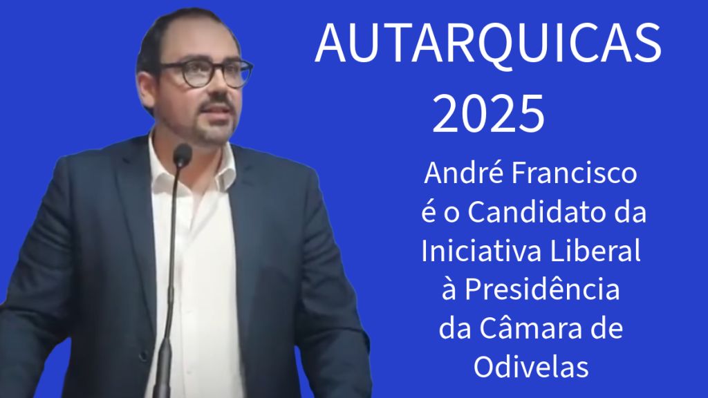 André Francisco é o candidato da Iniciativa Liberal à Presidência da Câmara de Odivelas