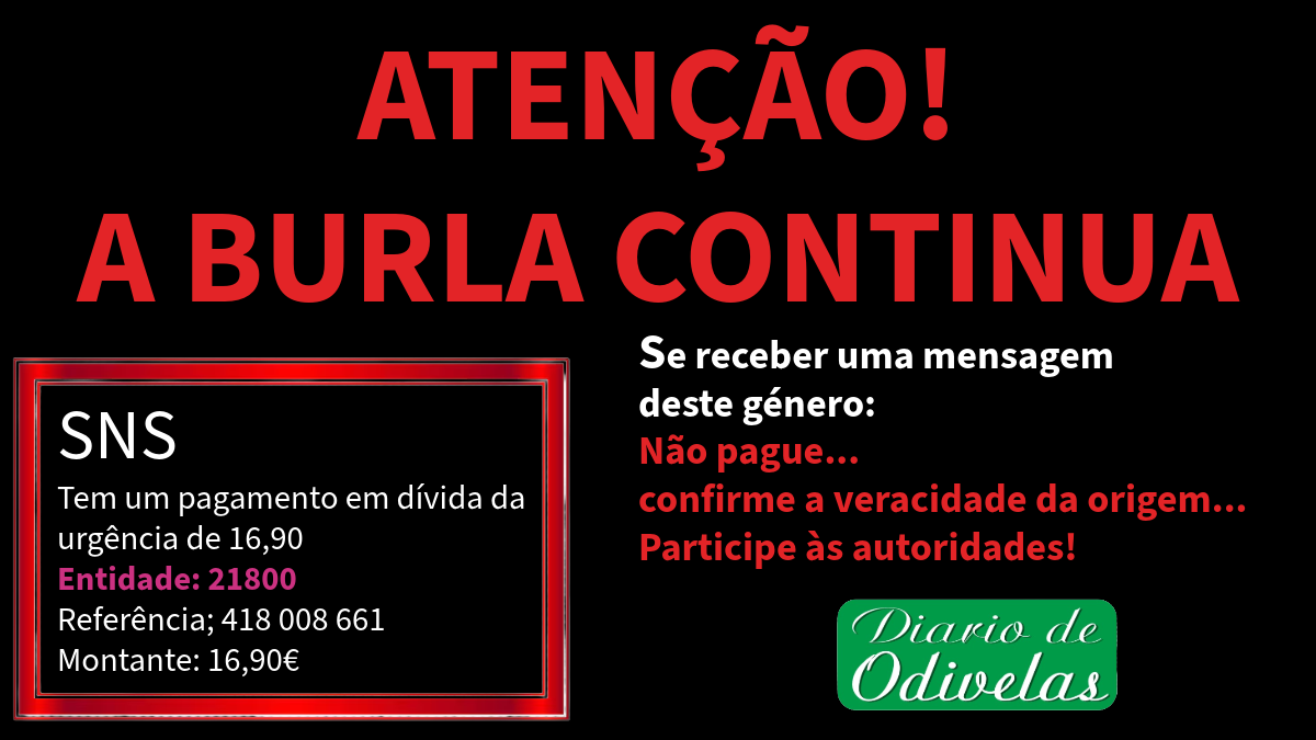 Atenção às burlas com a entidade 21800 para pagamentos por multibanco