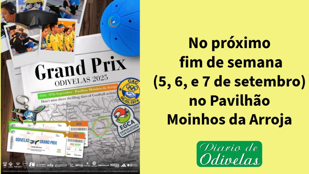 EGCA Odivelas Grand Prix de Goalball, no Pavilhão Moinhos da Arroja