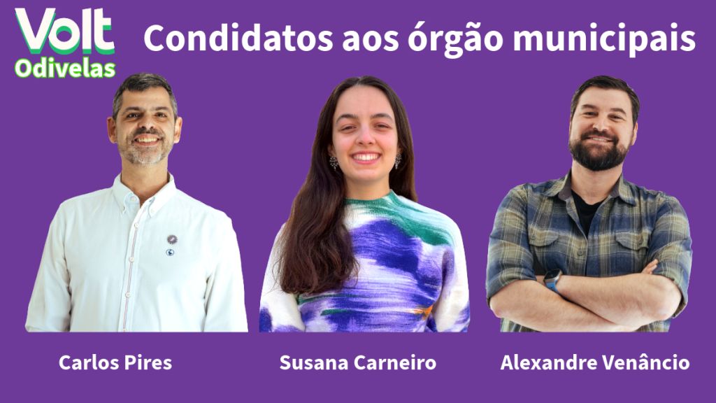Volt Portugal estreia-se na apresentação de candidaturas às autárquicas em Odivelas