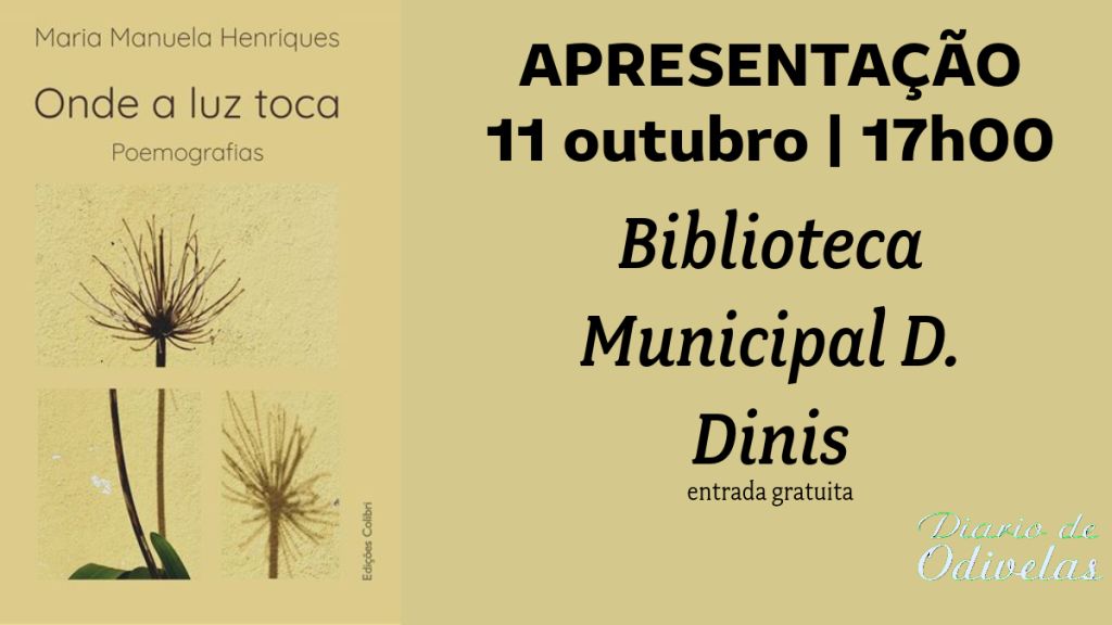 Apresentação do livro “Onde a luz toca” na BMDD