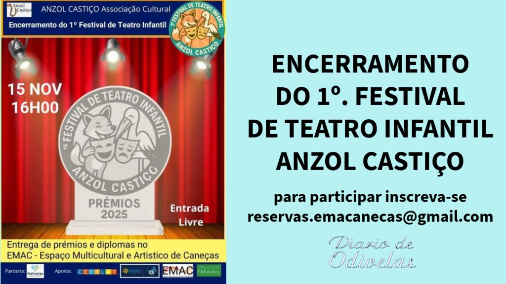Entrega de Prémios do 1º Festival de Teatro Infantil Anzol Castiço