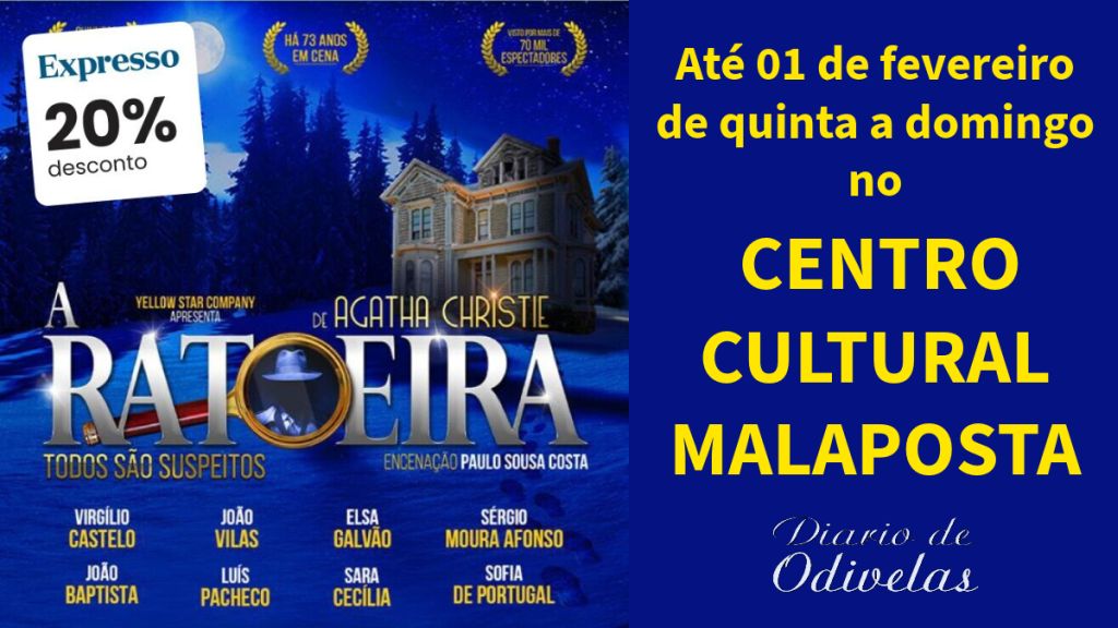 Últimos dias para ver “A Ratoeira” na Malaposta