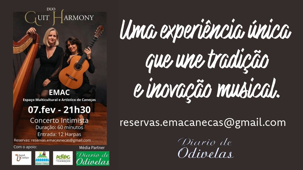 “Duo Guit Harmony” em espetáculo no EMAC