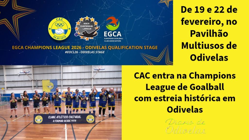CAC entra na Champions League de Goalball com estreia histórica em Odivelas