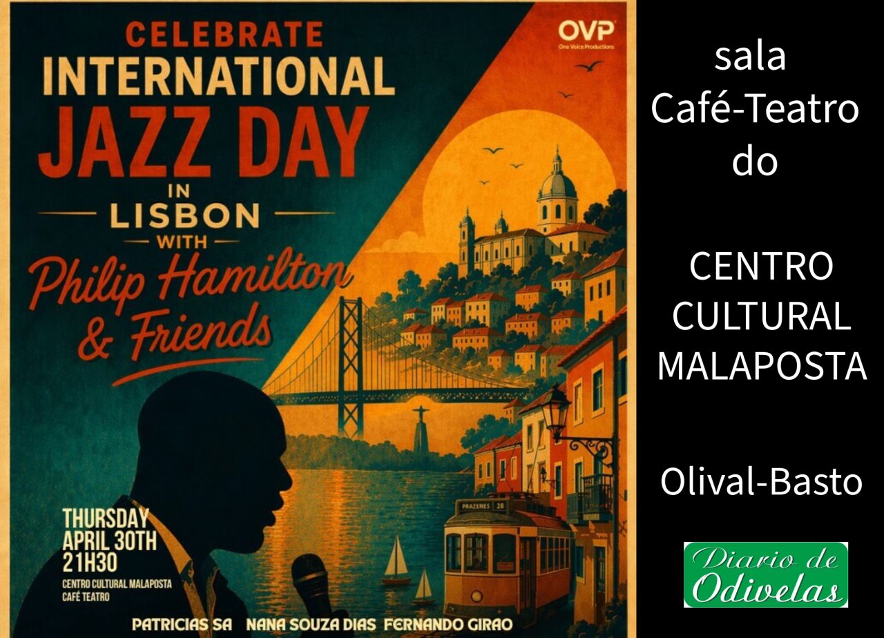 Dia Internacional de Jazz na Malaposta com Philip Hamilton, e amigos, em concerto