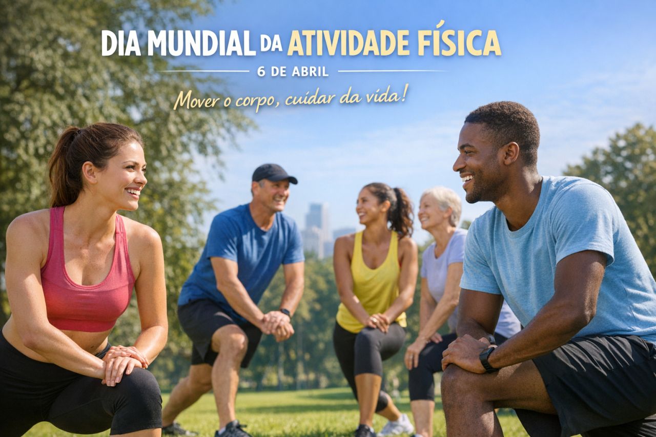 Dia Mundial da Atividade Física | 6 de abril — mover o corpo, cuidar da vida