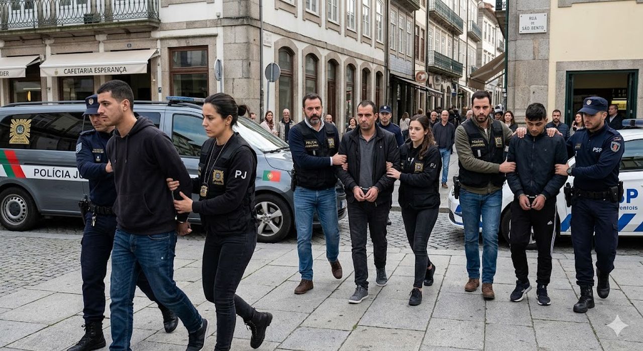 Operação da Polícia Judiciária deteve três homens em Odivelas
