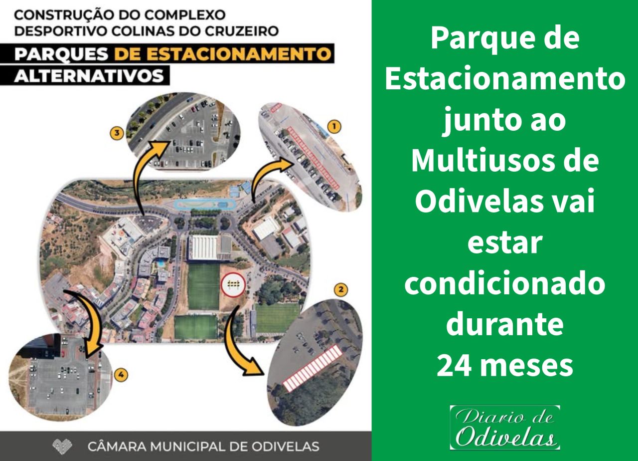 Parque de Estacionamento junto ao Multiusos de Odivelas vai estar condicionado