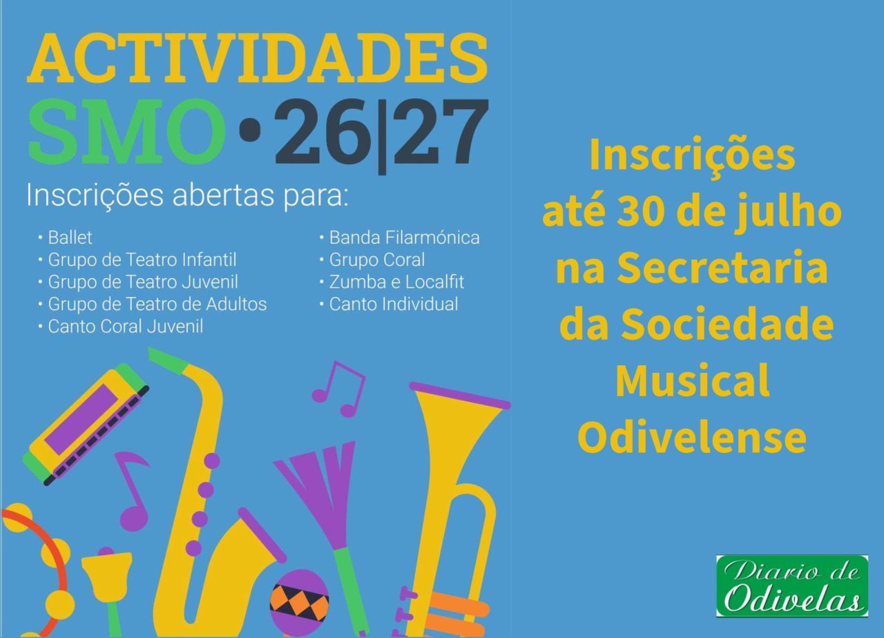 Na SMO já abriram as inscrições para o novo ano letivo